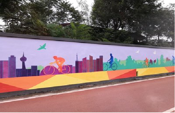 建始墙体彩绘-围墙