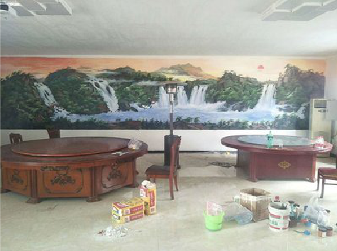 建始墙绘-写实风景