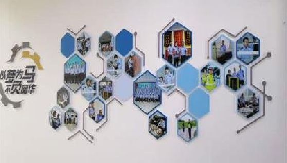 建始文化墙最常见的做法。