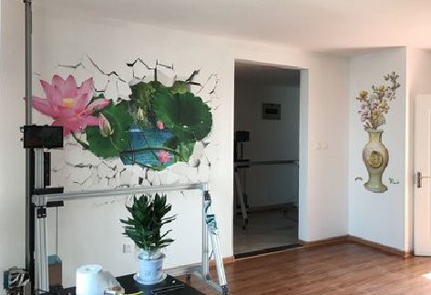 建始墙体彩绘相比墙纸的优势。