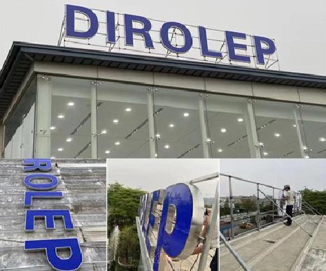 建始楼顶发光字安装的注意事项。